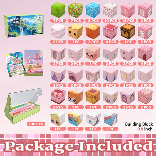 SSAWER 34-color magnetic cubes for vibrant STEM exploration