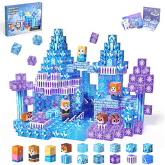 SSAWER 48pcs magnetic blocks set fosters open-ended construction and fine motor skills