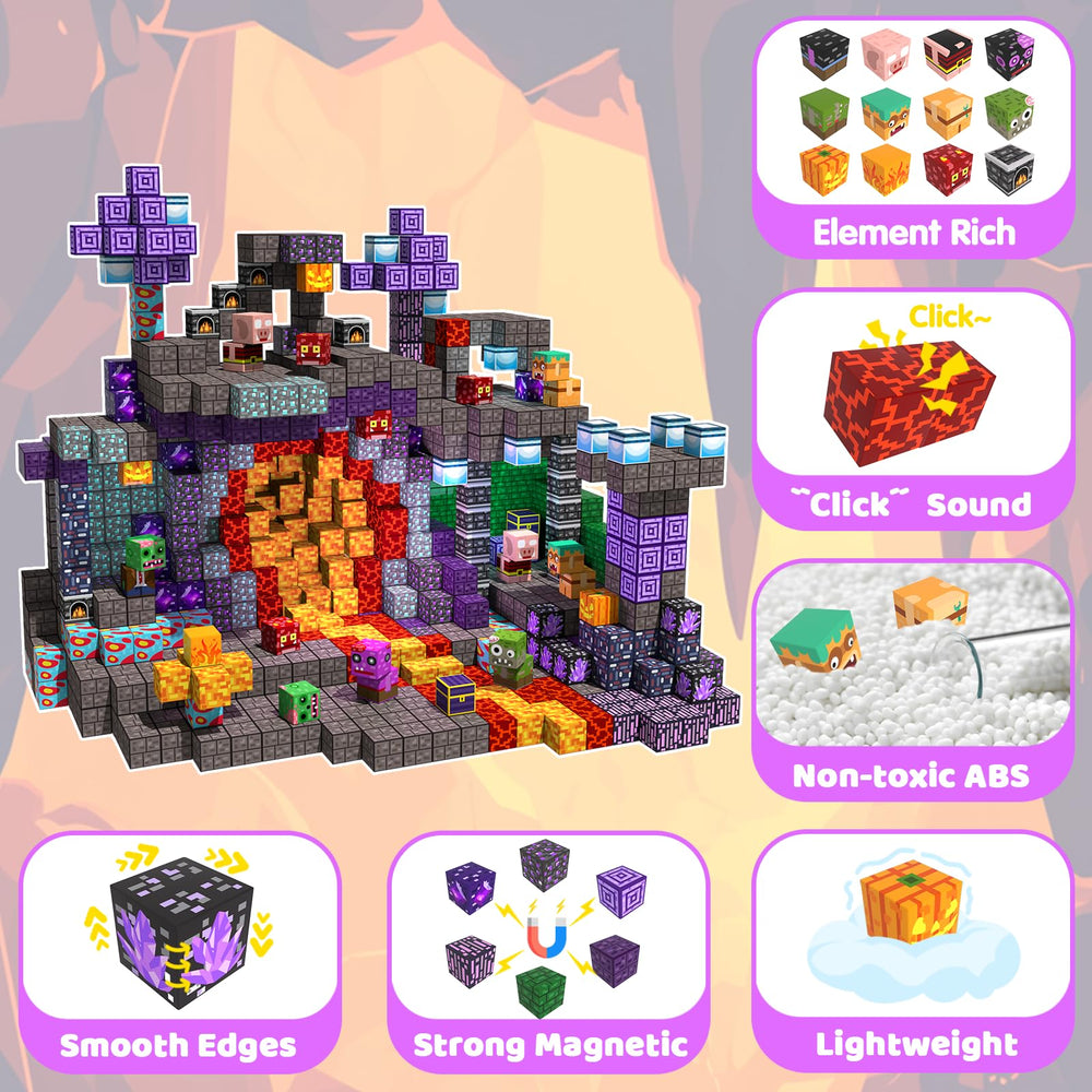 SSAWER colorful ABS plastic blocks designed to engage kids during play.