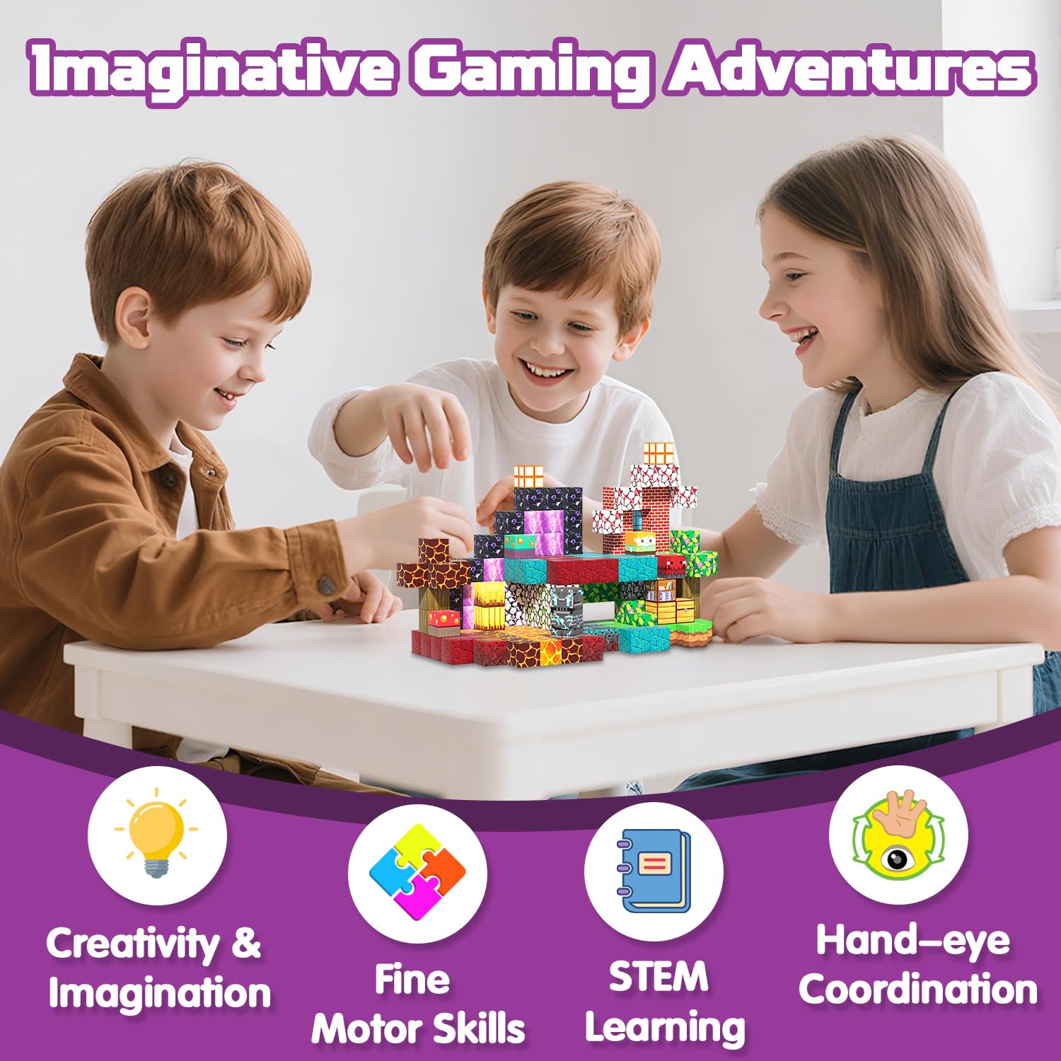 SSAWER gift-ready magnetic blocks ideal for birthdays and holidays