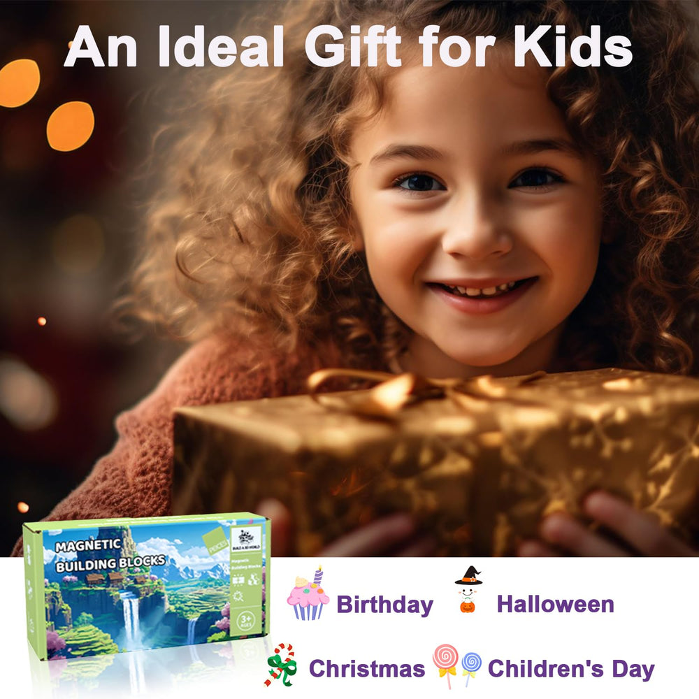 SSAWER magnetic blocks come gift-ready, ideal for birthdays and classroom rewards.