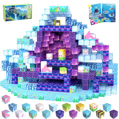 SSAWER Magnetic Blocks 100pcs set inspires imaginative play and spatial thinking.