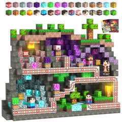 SSAWER magnetic blocks light up for interactive STEM play and creativity.
