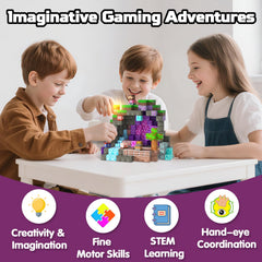 SSAWER magnetic blocks encourage parent-child bonding through collaborative construction.