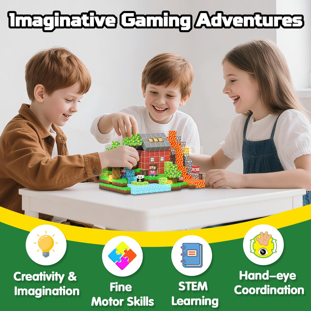 SSAWER Magnetic Blocks invite collaborative open-ended play and problem-solving
