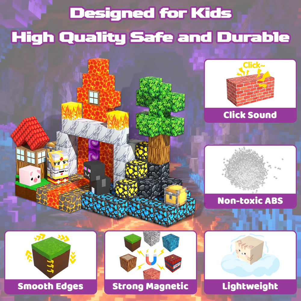 SSAWER ABS plastic blocks safe for ages 3 and up