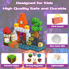 SSAWER ABS plastic blocks safe for ages 3 and up