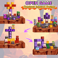 SSAWER stacking magnets encourage hands-on learning and imaginative structures.