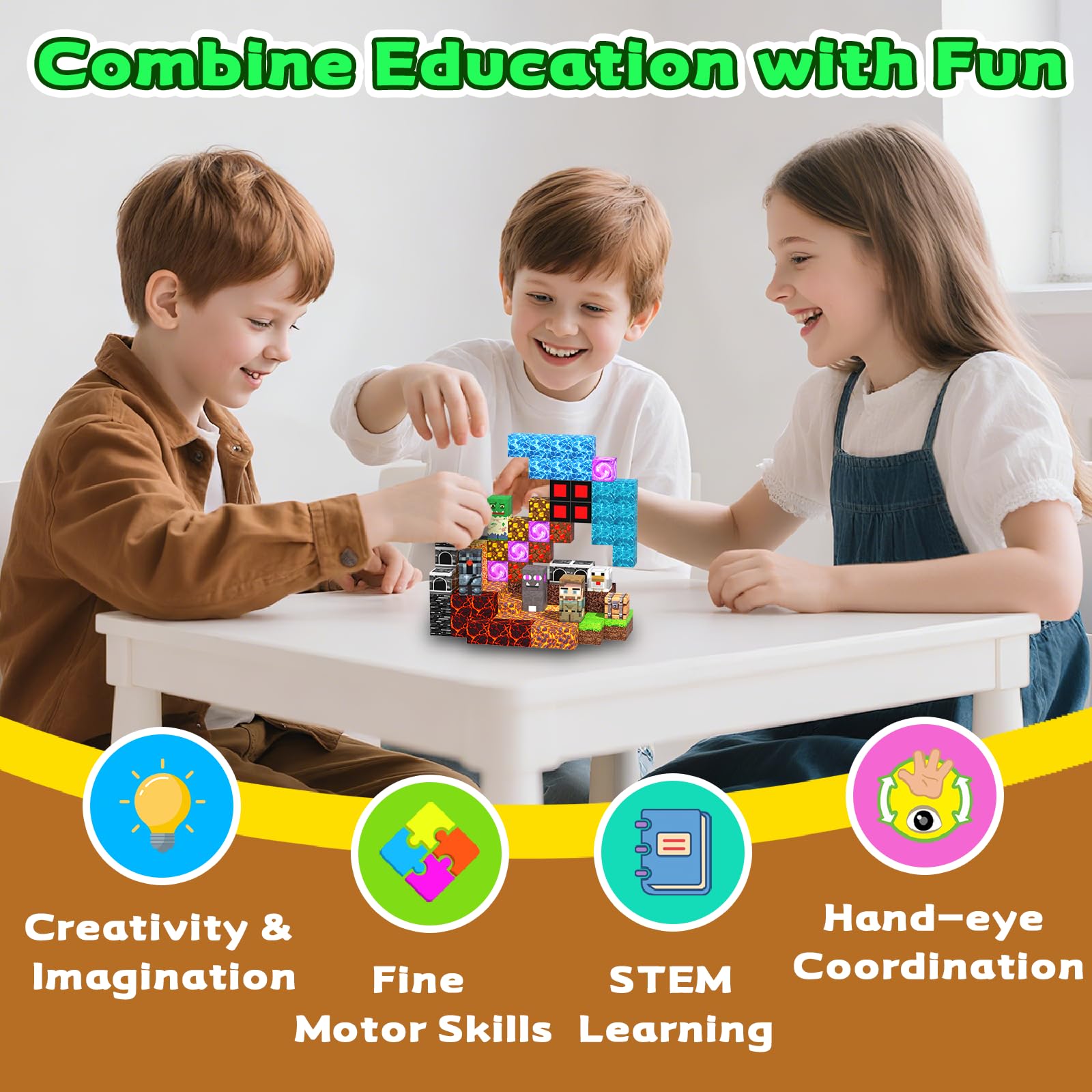 SSAWER play promotes problem solving and spatial awareness through hands-on exploration.