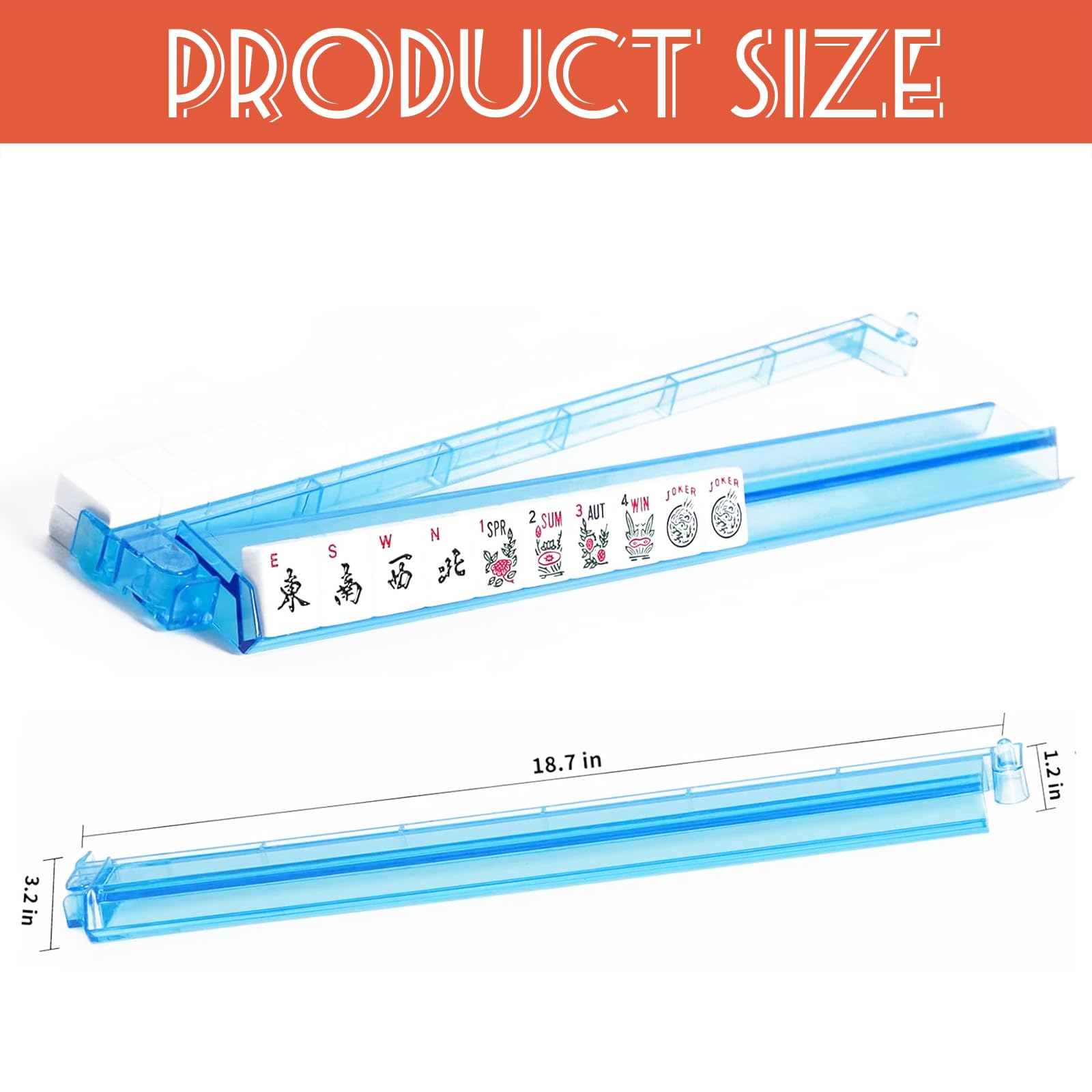 SSFUN Durable acrylic construction for long-lasting mahjong play