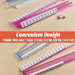 SSFUN Mahjong pusher set in vibrant colors differentiating players