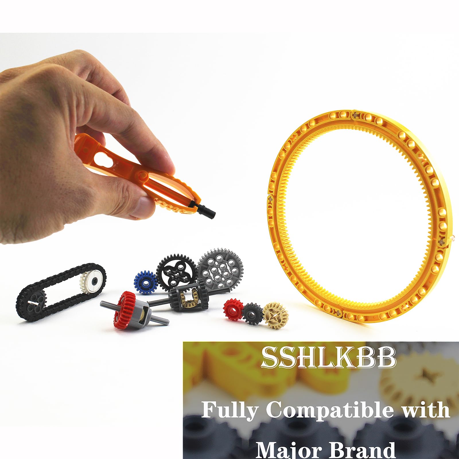 SSHLKBB 496pcs connectors enable quick builds and strong connections.