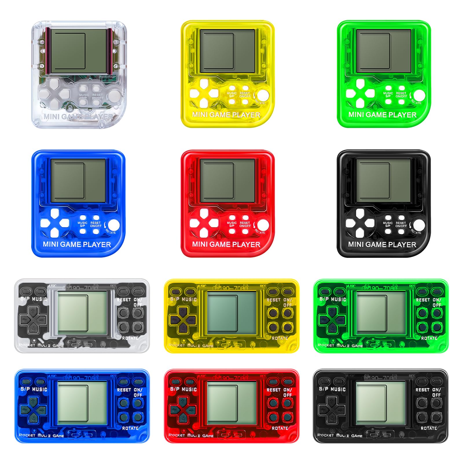 SSRMX arcade video game keychain pack, ideal party favors that sparkle with kid-friendly fun