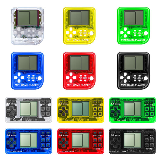 SSRMX arcade video game keychain pack, ideal party favors that sparkle with kid-friendly fun