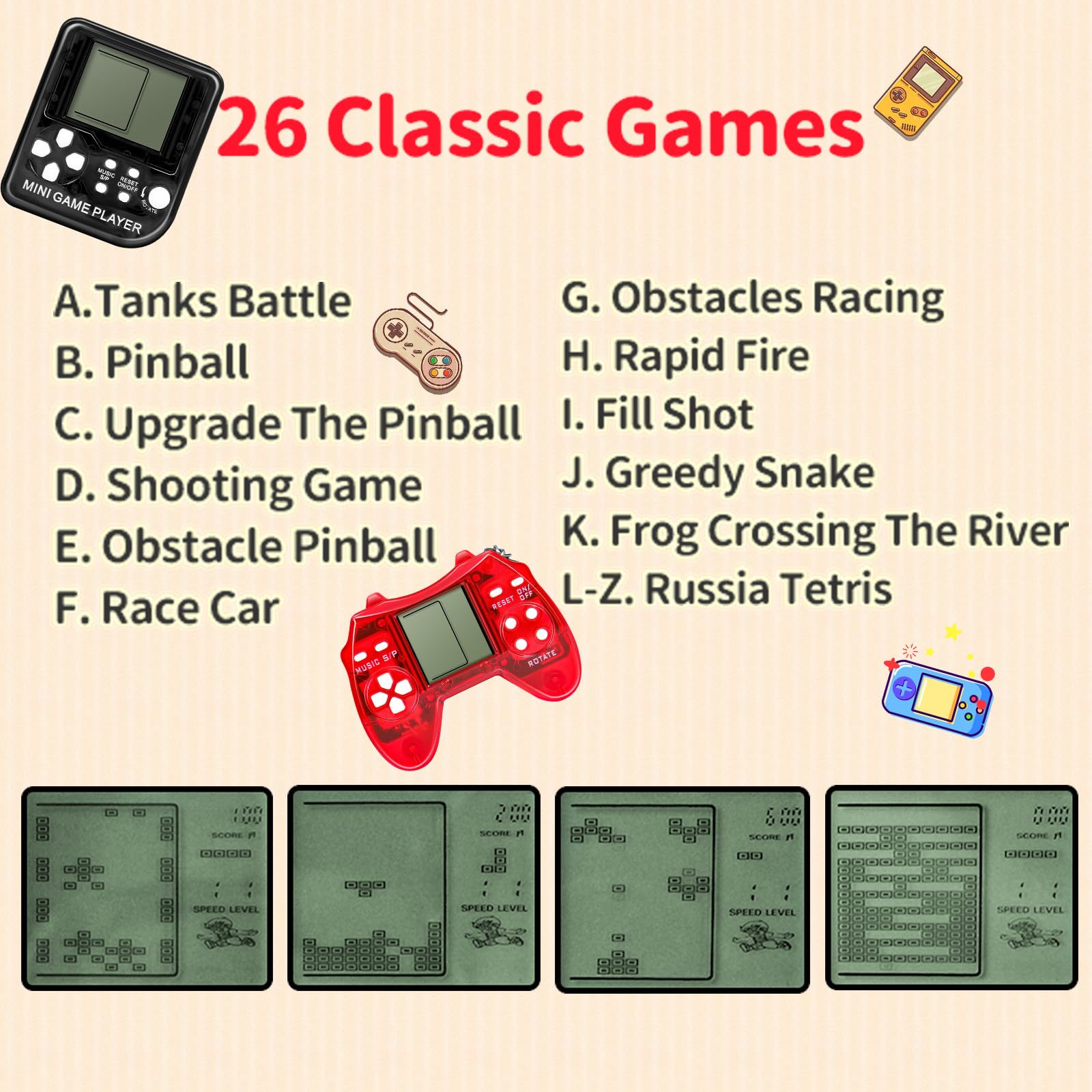 SSRMX classic games icons on keychains spark gamer conversations.