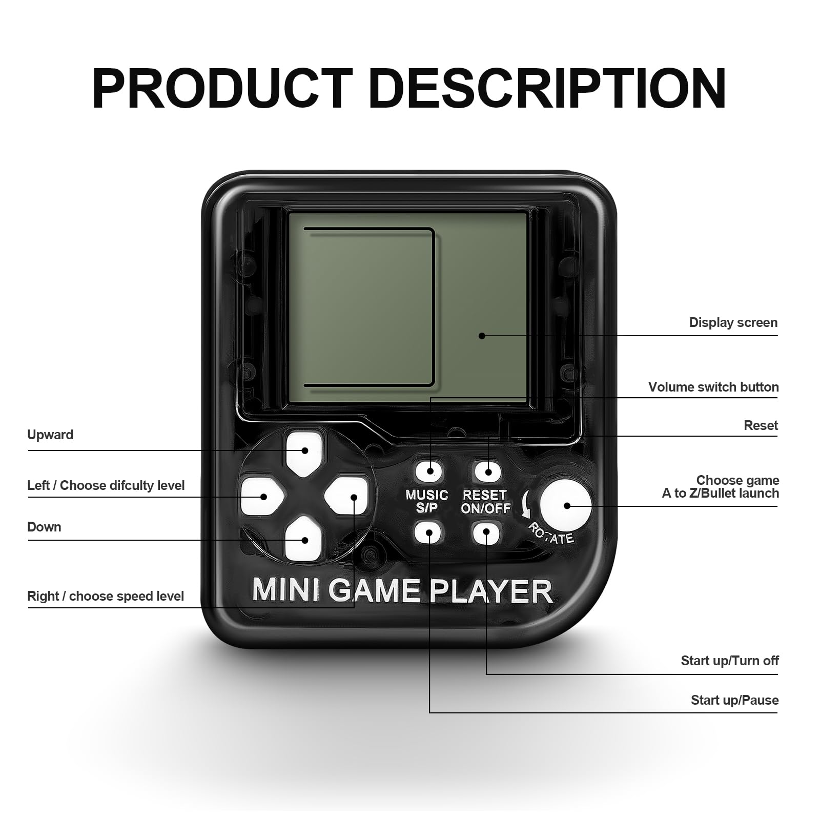 SSRMX video game keychain as party favor that encourages friendly play