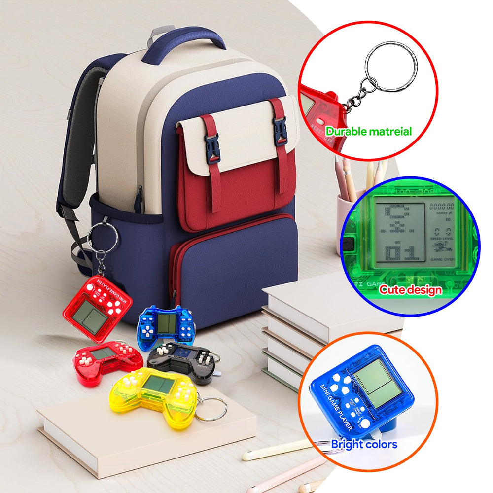 SSRMX portable gamepad keychain pictured as a compact, carry-anywhere toy
