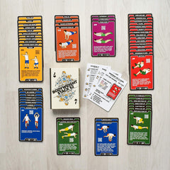 Stack 52 family-friendly workout cards promoting active play and friendly competition