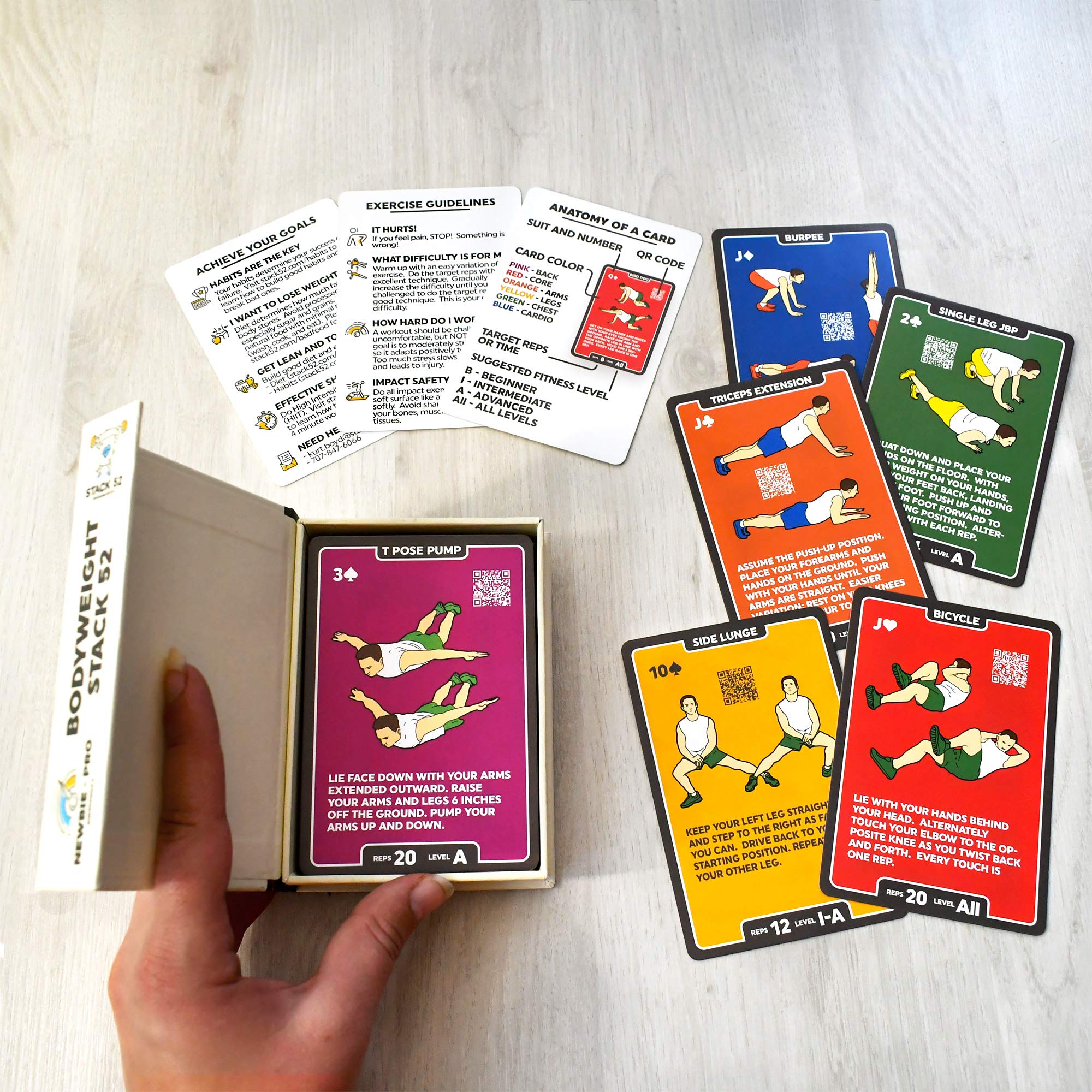 Stack 52 portable deck for travel and quick routine boosts