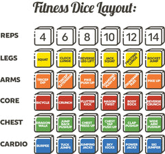 Stack 52 Quick Sweat Dice no equipment required for flexible workouts