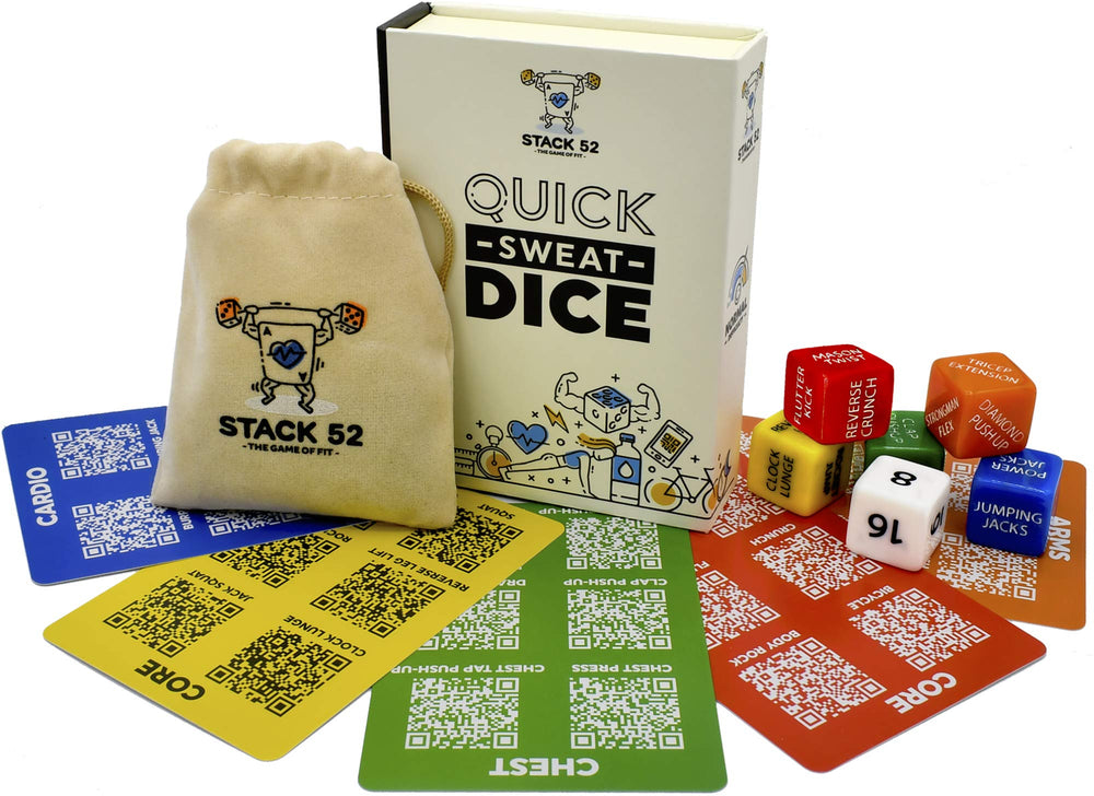 Stack 52 Quick Sweat Dice roll starting a quick bodyweight workout session
