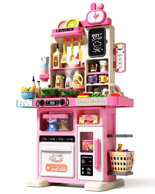 STACTCUTE 33-8in kitchen stove with light for immersive pretend cooking