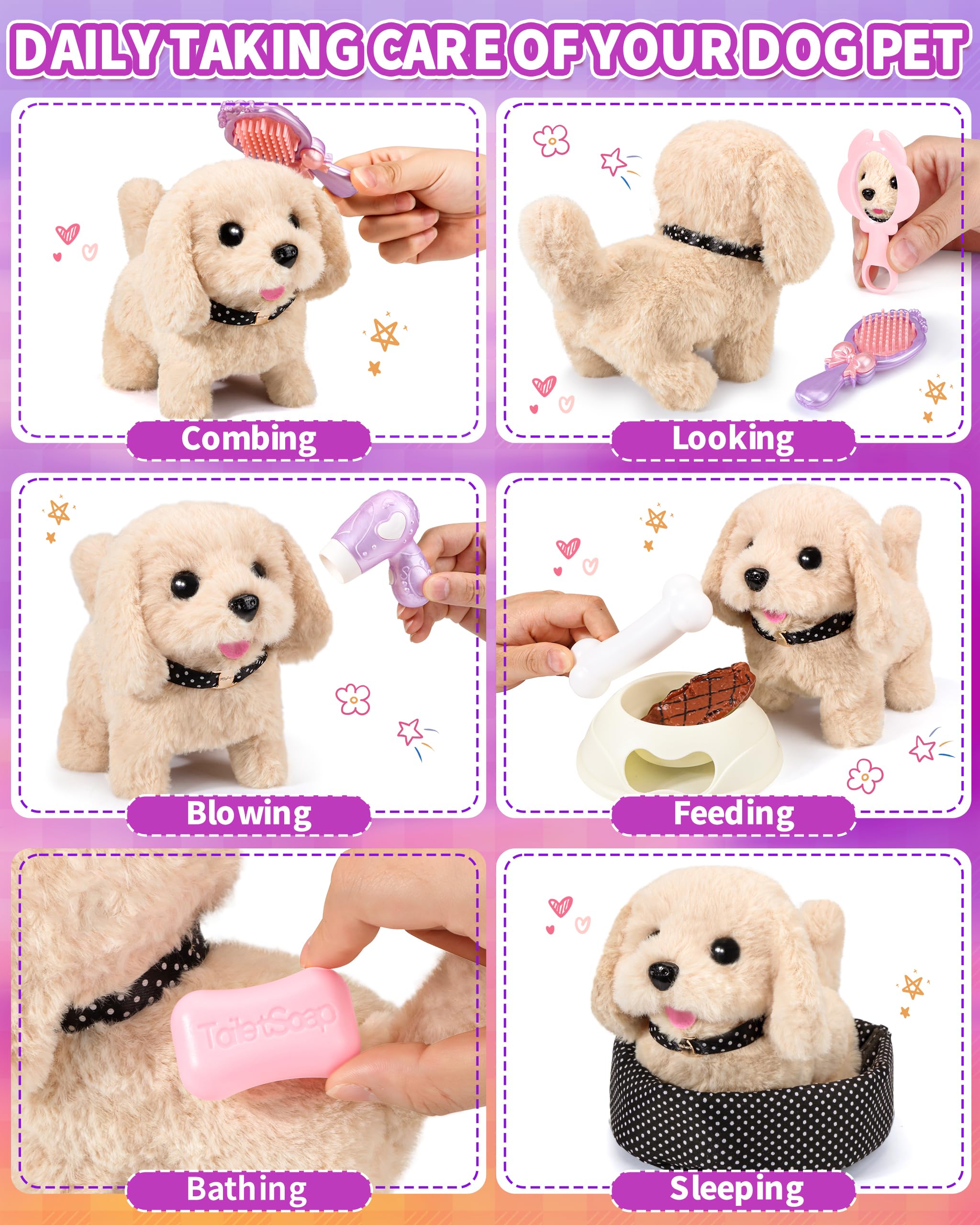 STACTCUTE cozy dog bed and leash visual: comfy rest spot and safe leash for play