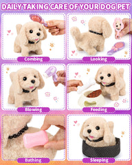 STACTCUTE cozy dog bed and leash visual: comfy rest spot and safe leash for play