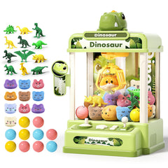 STACTCUTE dinosaur claw machine front view inviting kids to play and imagine arcade fun.