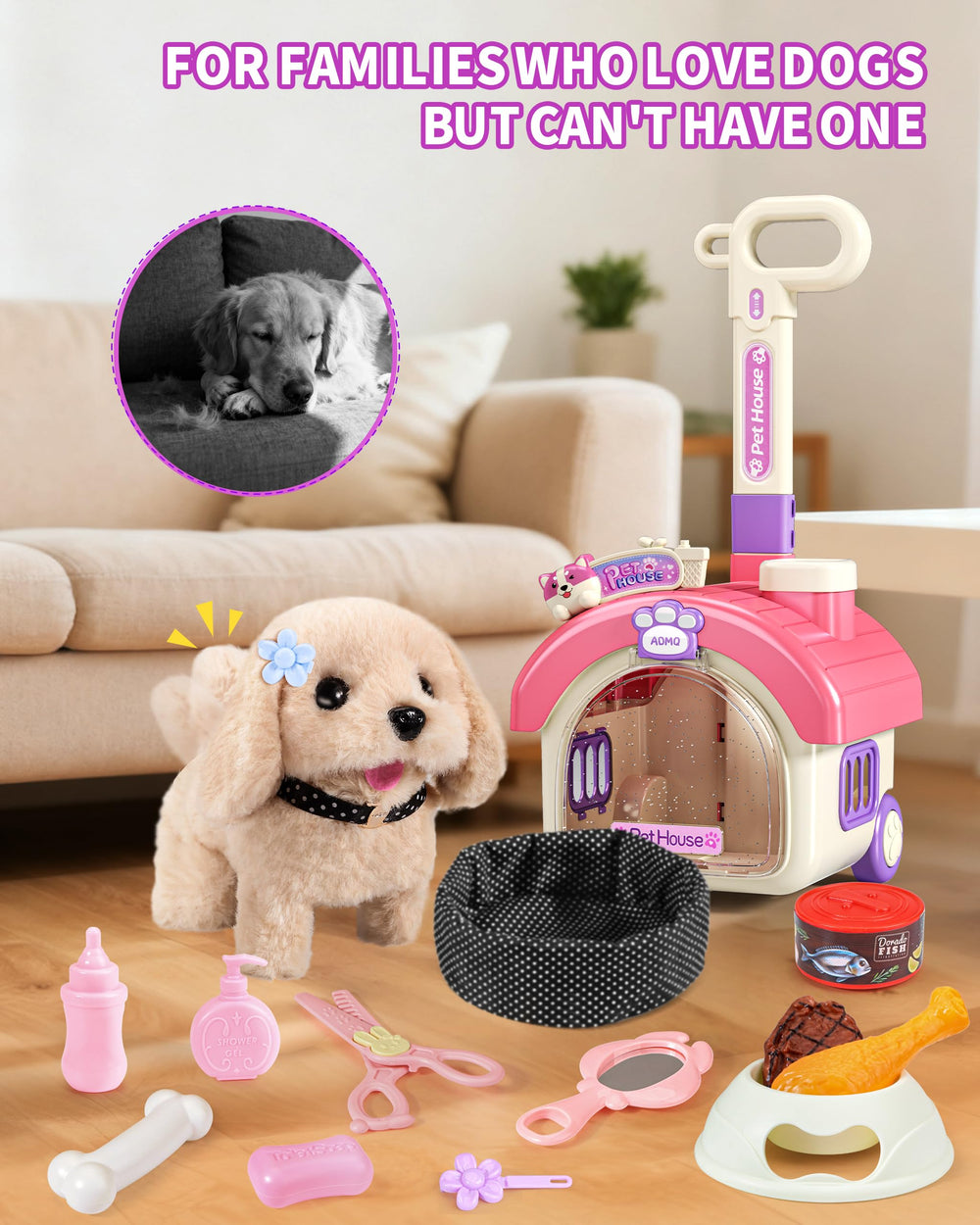 STACTCUTE feeding set with bowl and bottle visual: role-play meals build daily routines