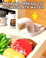 STACTCUTE glowing stove and steam effects enhance lifelike cooking moments.