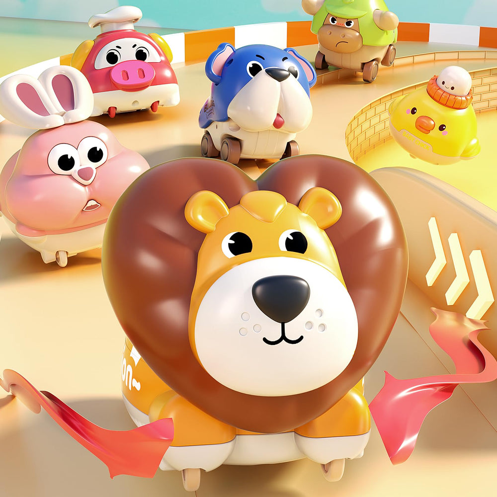 STACTCUTE cars feature rounded edges for safe, confident exploration by toddlers.