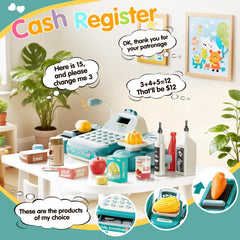 STACTCUTE shopping basket with groceries boosts imaginative and cooperative play