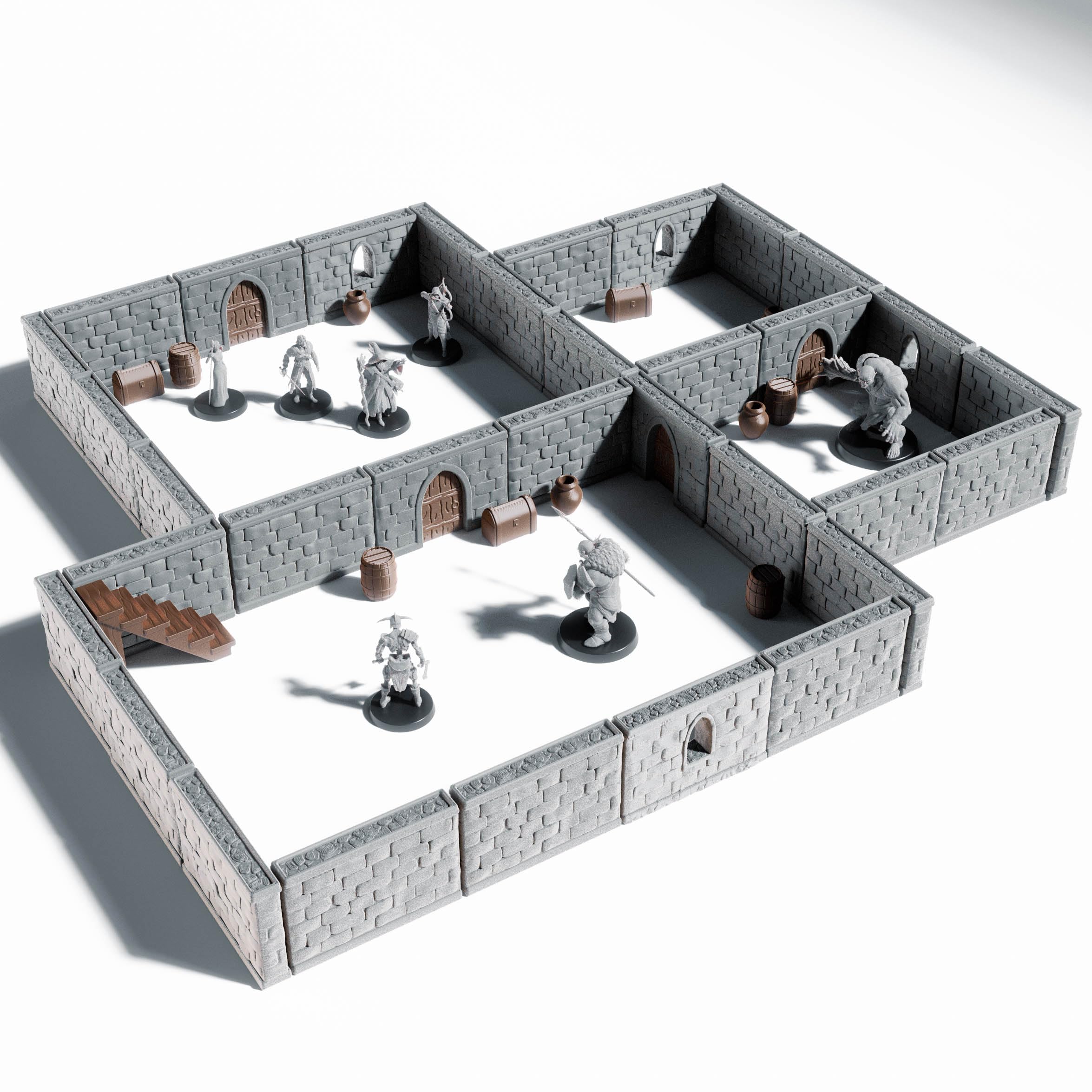 STAHLHAMMERS staircase expands multi-level layouts for strategic play.