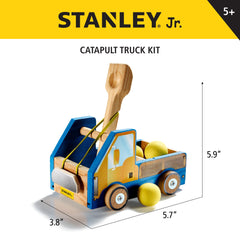 STANLEY Jr. paints and decals ready to customize the yellow and blue truck