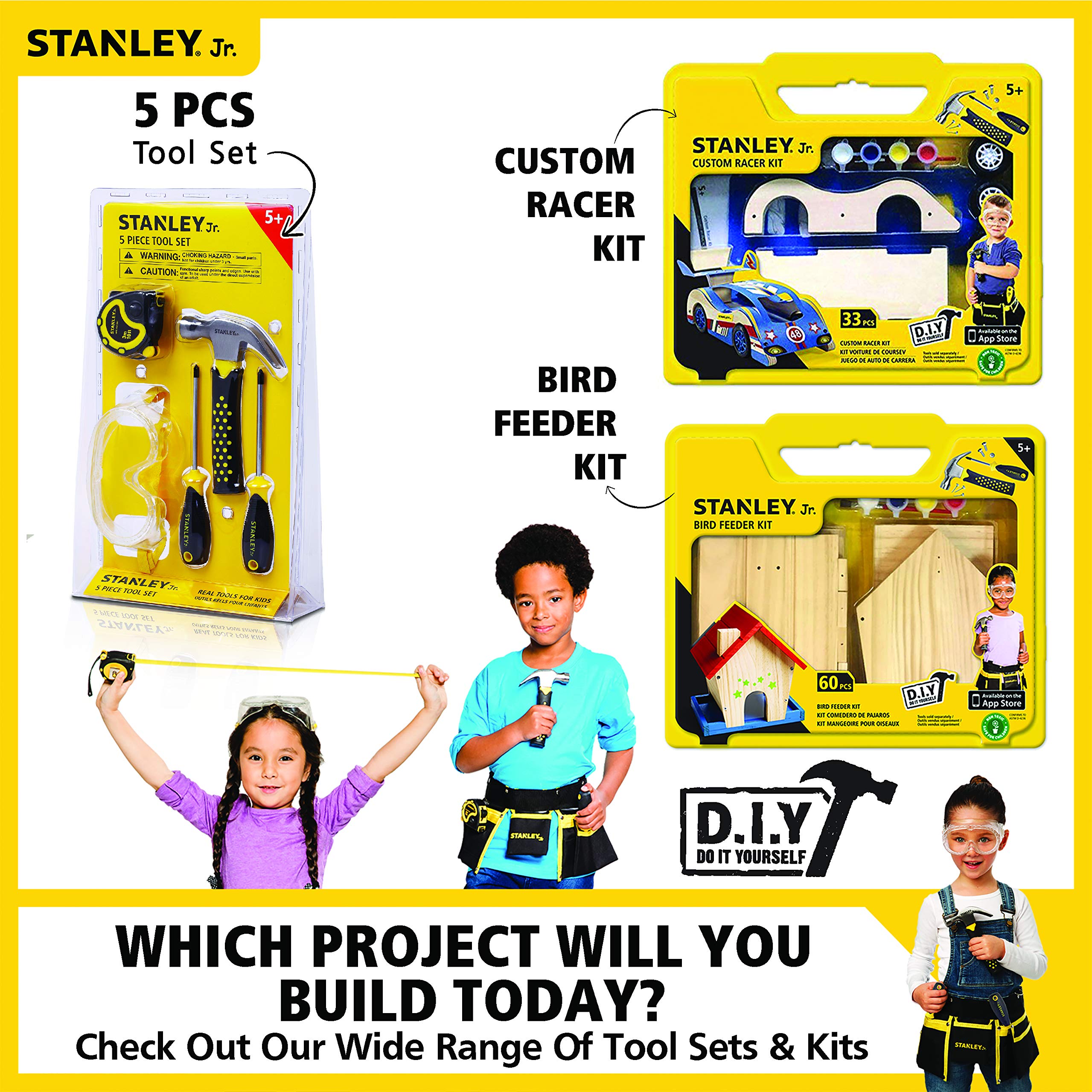 STANLEY Jr. packaging and quick-fit guide shown