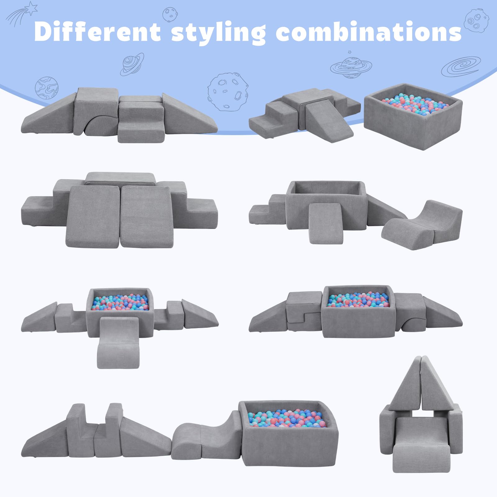 STAOLENE soft foam cushions protect during crawling and climbing sessions