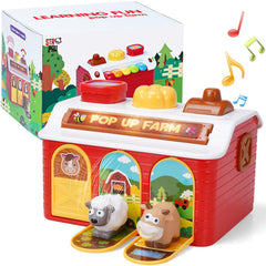 STAPAW interactive pop-up toy with music and lights engages senses during play