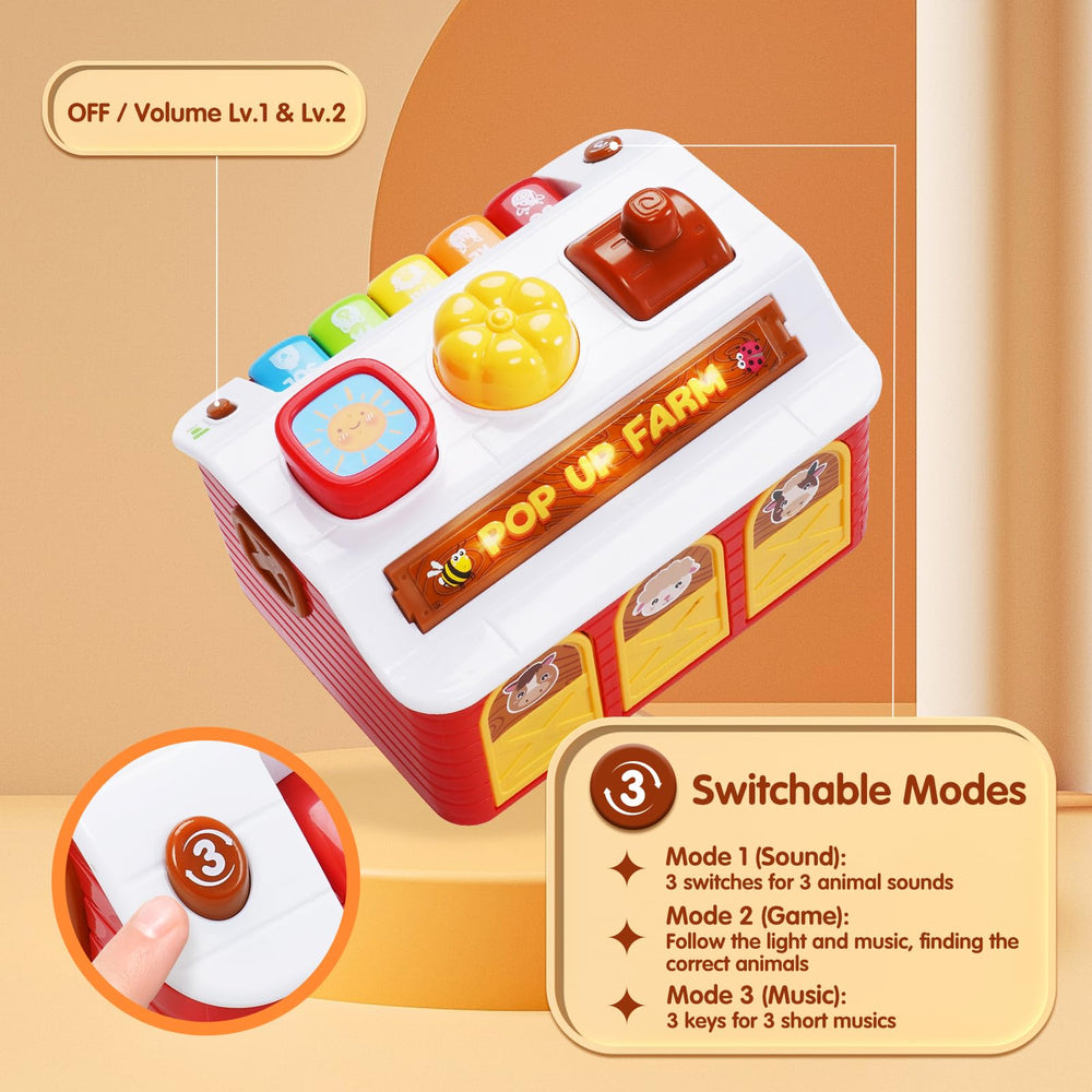 STAPAW tummy-time pop-up toy activating fine motor skills