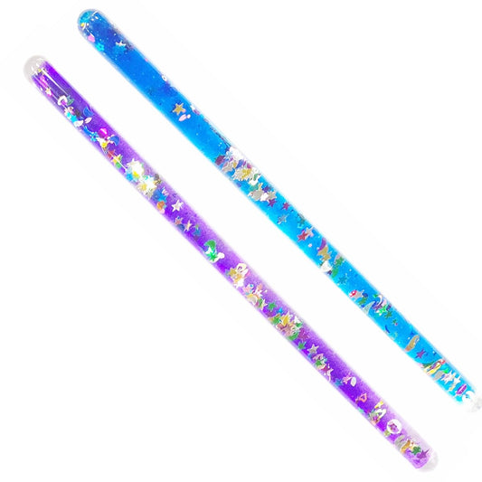 Star Magic glitter wand purple highlighting sensory exploration and movement
