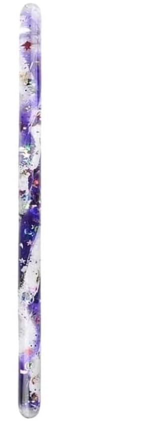 Star Magic glitter tube wand shows cascading glitter for imaginative scenes