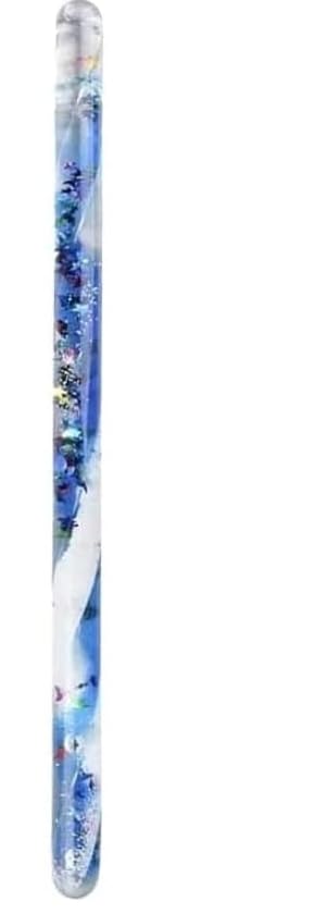 Star Magic glitter wand with swirling colors encourages exploration