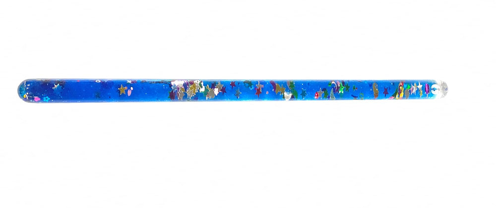 Star Magic kaleidoscope wand close-up reveals shifting patterns for visual interest