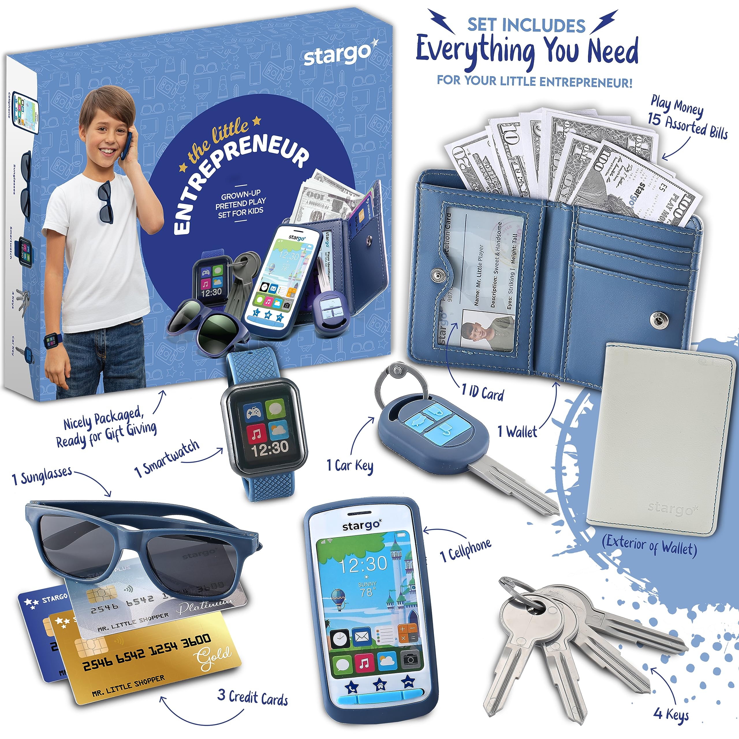 Star Princess 15-piece play money set enabling realistic budgeting and roleplay.