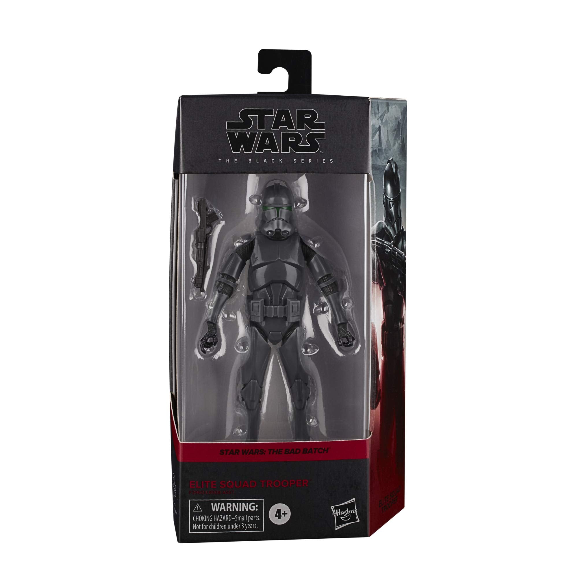 STAR WARS Black Series Elite Squad Trooper detail close-up highlighting premium deco