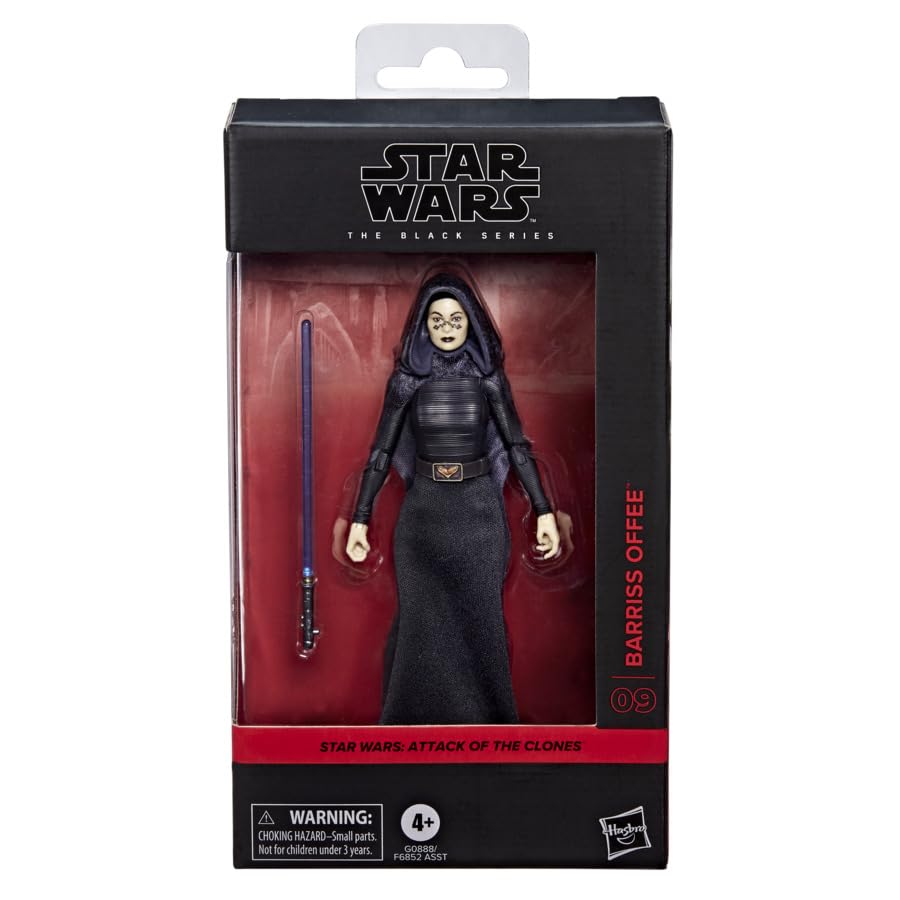 STAR WARS Barriss Offee in 6-inch articulation pose for shelves
