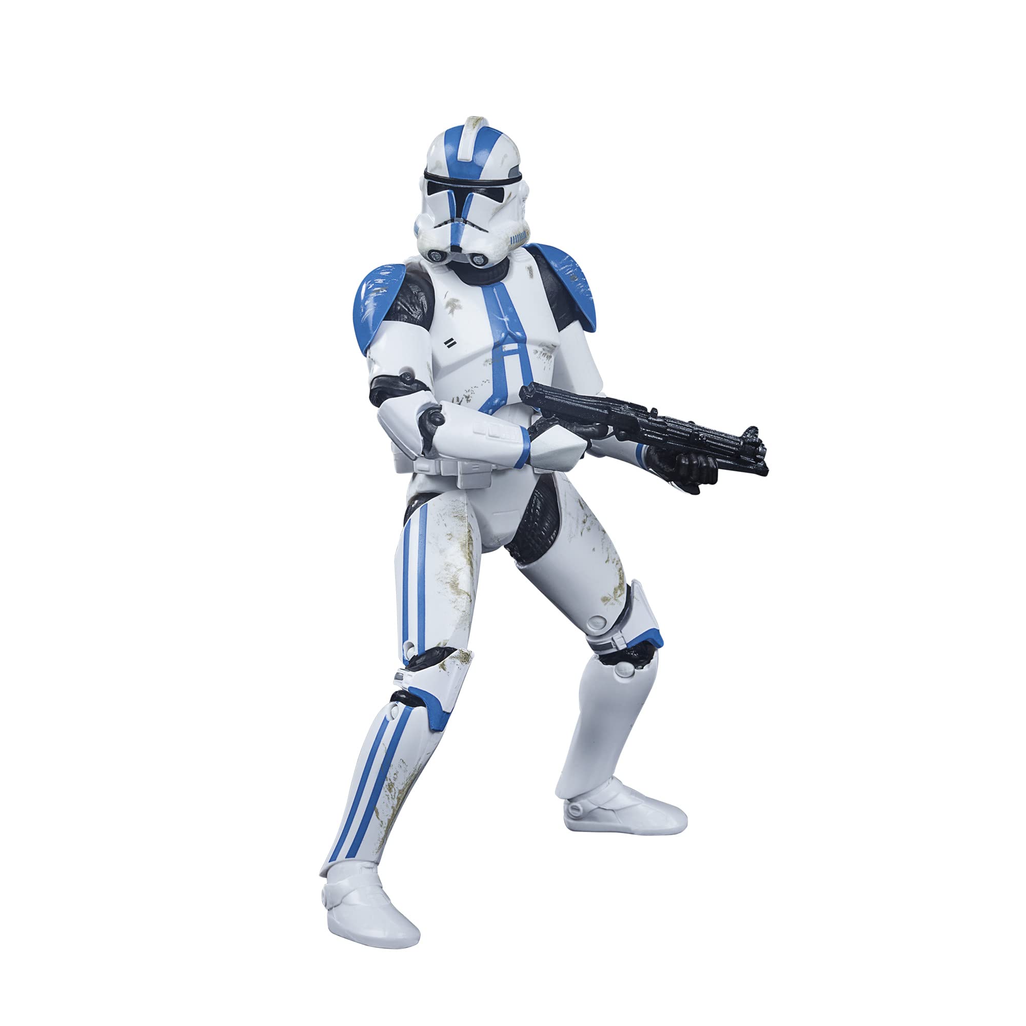 STAR WARS The Black Series Archive 501st Legion Clone Trooper in pose highlights premium articulation for dynamic displays