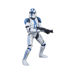 STAR WARS The Black Series Archive 501st Legion Clone Trooper in pose highlights premium articulation for dynamic displays