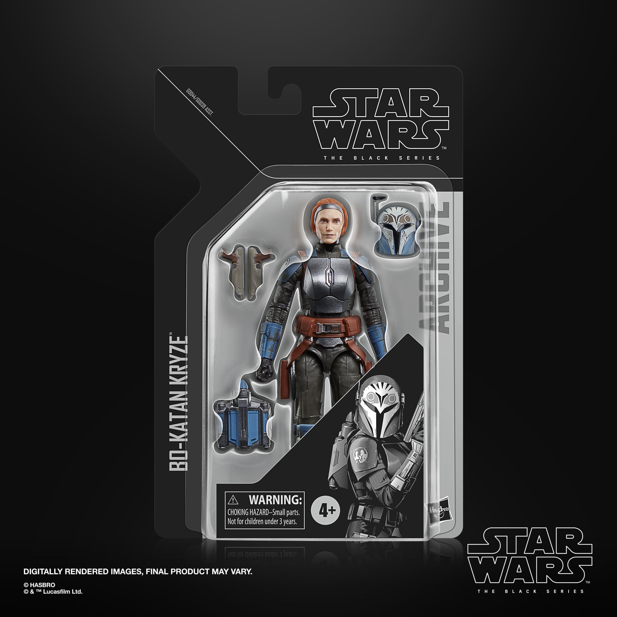 Star Wars Black Series Bo-Katan Kryze articulation enables lifelike poses.