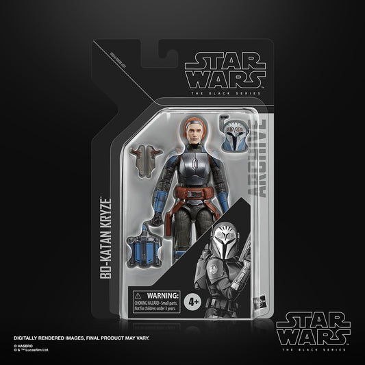 Star Wars Black Series Bo-Katan Kryze articulation enables lifelike poses.